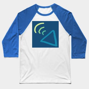 Boho Triangle Signal Abstract Pattern Baseball T-Shirt